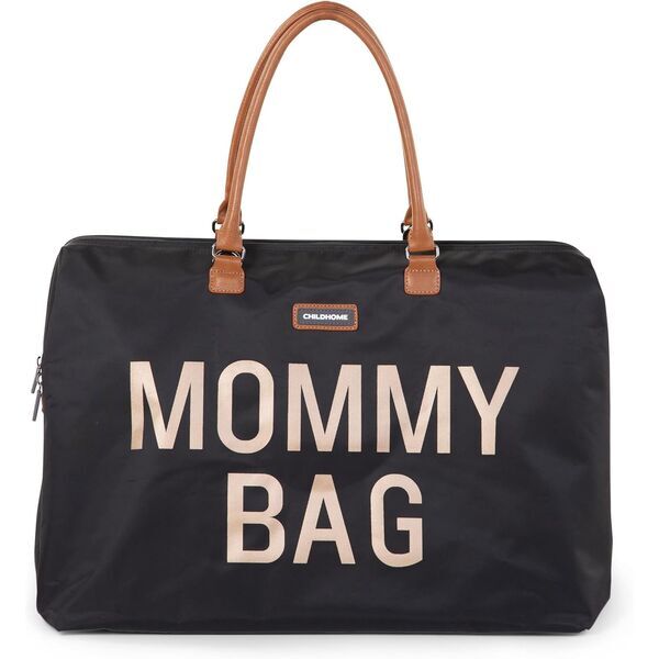 Childhome Mommy Bag Wickeltasche | Version Englisch | black/brown 1