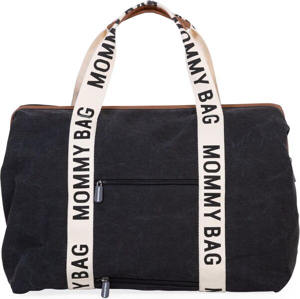 Childhome Mommy Bag Wickeltasche | melns/balts 3