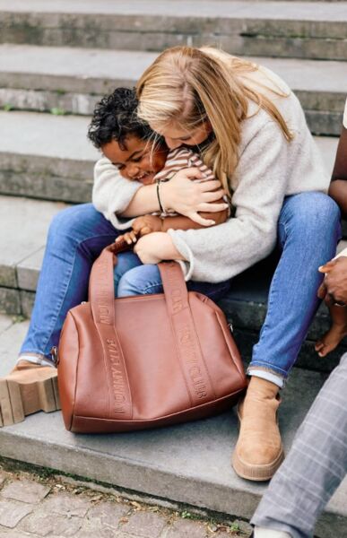 Childhome Mommy club Signature diaper bag | brown, image 2 of 2