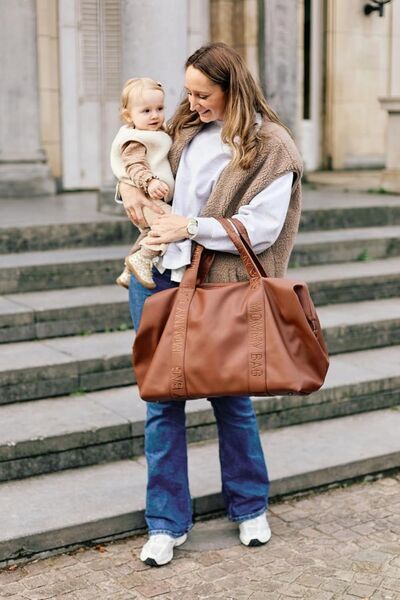 Childhome Mommy Bag Signature | brown 2