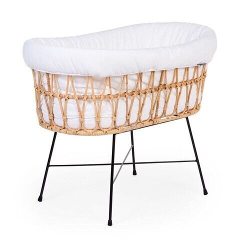 Childhome Rattan Babywiege | braun 1