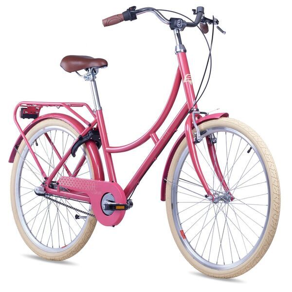 S'COOL chiX Classic | 26" | 3-versnellingen | roze 2