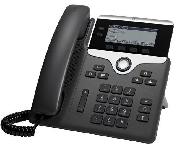 Cisco 7821 IP-telefoon | Zwart