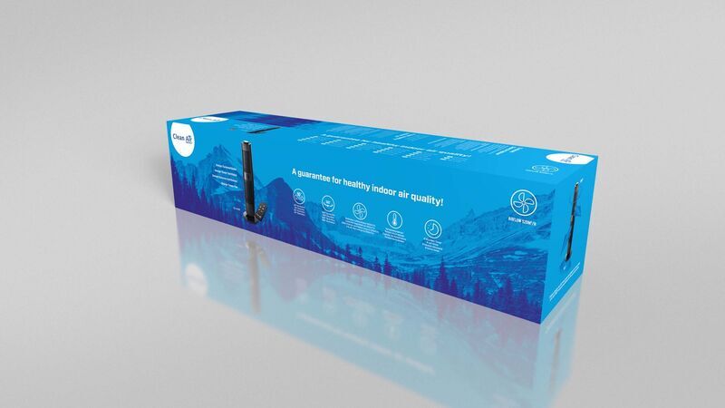 Clean Air Optima Design Tower fan CA-406 | CA-406B | black 5