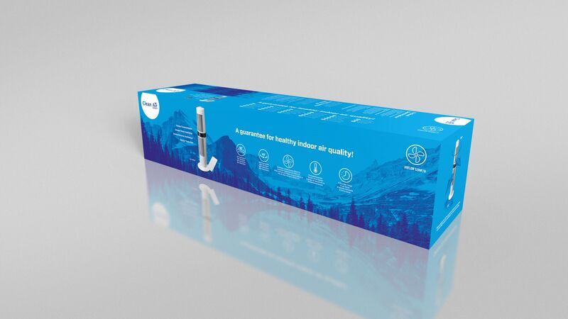 Clean Air Optima Design Tornfläkt CA-406 | CA-406W | vit 5