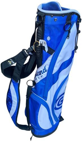 Väldigt bra: Cleveland Stand Golf Bag | blue/vit | 5-Way