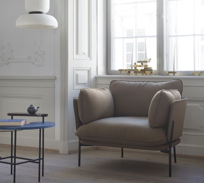 Cloud LN1 armchair beige | brown, image 1 of 4