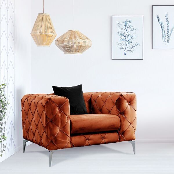 Como armchair orange | orange, image 1 of 5
