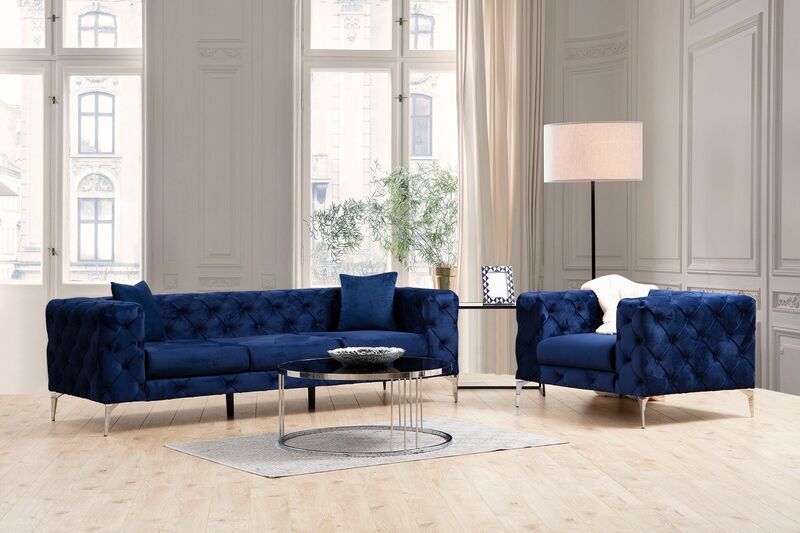 Como Sofa 3-Sitzer Marineblau | blau, image 4 of 4