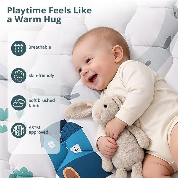 Comomy play mat | multicoloured, image 2 of 3