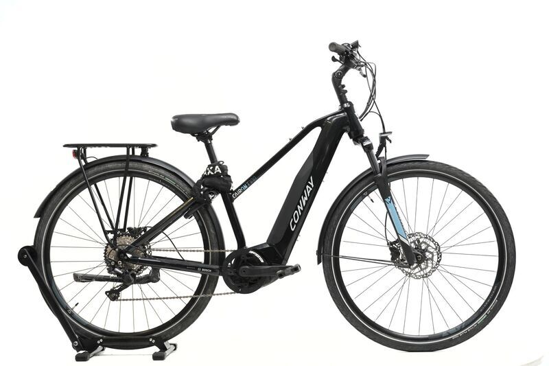 Conway Cairon T 300 (2020) | Diamant | schwarz matt/hellblau | 28" | 43 cm | 100 - 500 km 1