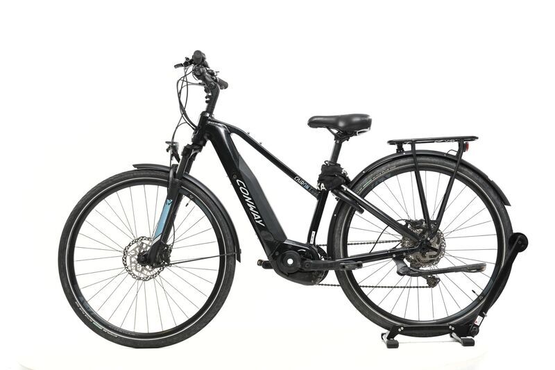 Conway Cairon T 300 (2020) | Diamant | schwarz matt/hellblau | 28" | 43 cm | 100 - 500 km 4