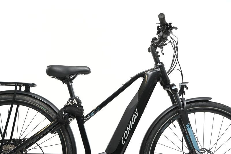 Conway Cairon T 300 (2020) | Diamant | schwarz matt/hellblau | 28" | 43 cm | 100 - 500 km 5