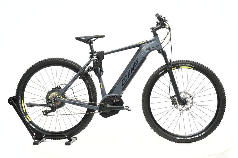 Conway eMS 729 (2020) | Diamant | grau matt/limette | 29" | 52 cm | 1500 - 2000 km 1