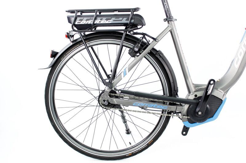 Corratec E-Power 28 Urban Performance (2018) | Tiefeinsteiger | silber/blau | 28" | 45 cm | 100 - 500 km 2