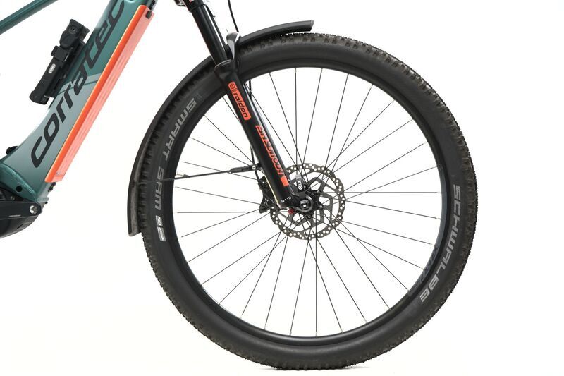 Corratec E-Power MTC 120 Elite (2021) | Diamant | dunkelgrün/orange/schwarz | 29" | 44 cm | 100 - 500 km 5