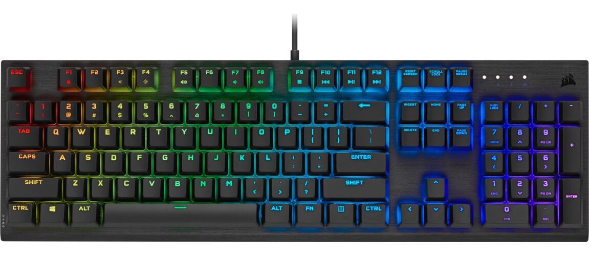 Corsair K60 RGB PRO | Cherry VIOLA | Zwart | US