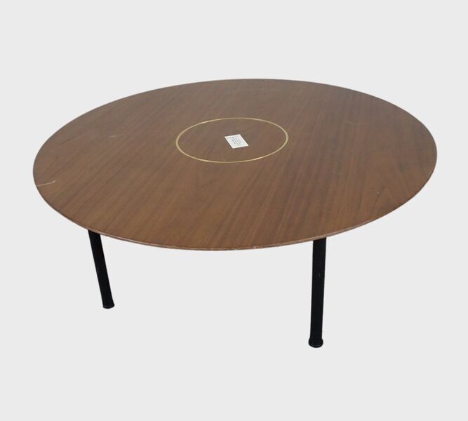 Crawford coffee table walnut Ø 90cm | brown, image 3 of 4