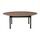 Crawford coffee table walnut Ø 90cm | brown, thumbnail 1 of 5