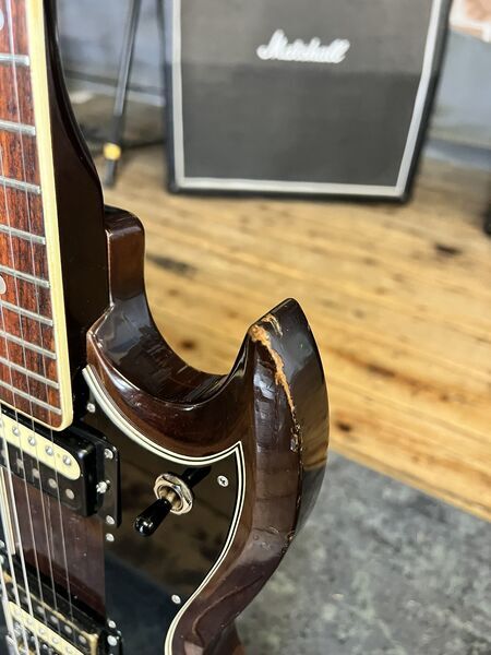 CSL Double Neck Bass & 6 String Walnut c.1970s MIJ Double Neck Electric Guitar | walnut, image 5 of 5