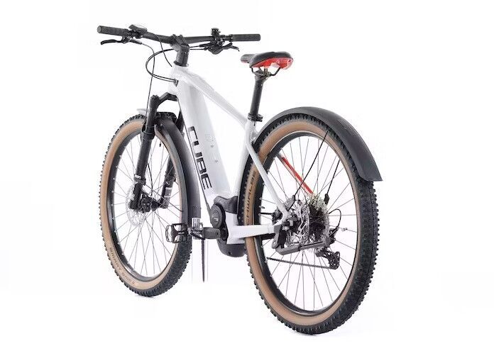 Cube Reaction Hybrid Pro (2022) | Diamant | grey'n'red | 29" | 45 cm | L | > 3000 km | 625 Wh | Schwalbe Smart Sam schwarz/beige 3