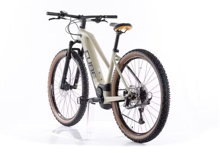 Cube Reaction Hybrid Pro (2022) | Step-Through | beige | 29" | 45 cm | 500 - 1000 km | X-Fusion MIG32 3