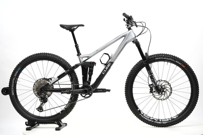Cube Stereo 140 HPC SL (2021) | Diamant | polarsilver´n´black | 27.5" | 37 cm 1