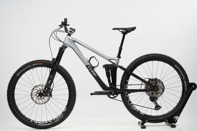 Cube Stereo 140 HPC SL (2021) | Diamant | polarsilver´n´black | 27.5" | 37 cm 5