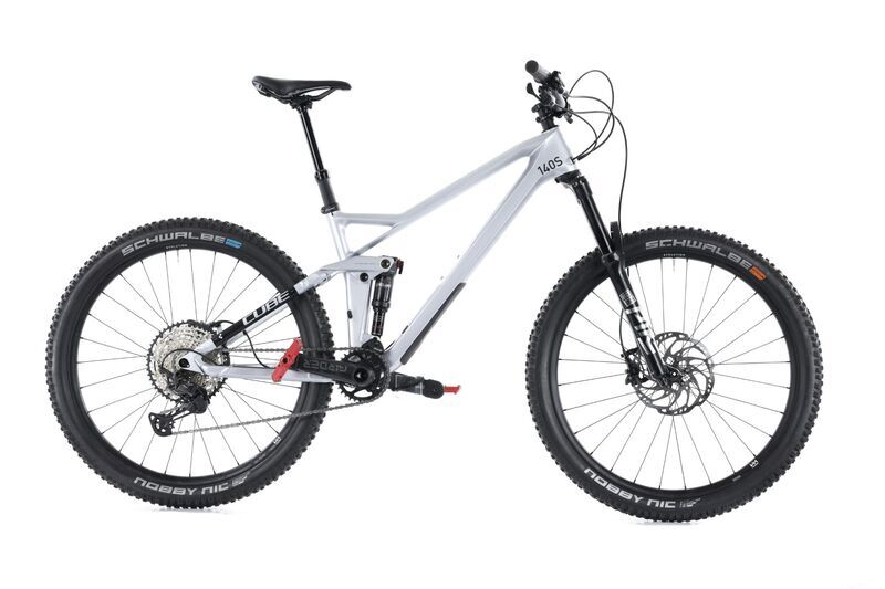 Cube Stereo 140 HPC SL (2022) | Diamant | silber | 27.5" | 42 cm 1