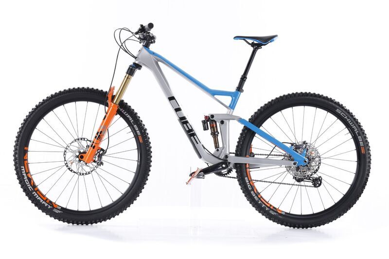 Cube Stereo 150 C:62 SL (2021) | Diamond | grau/blau | 29" | L 4