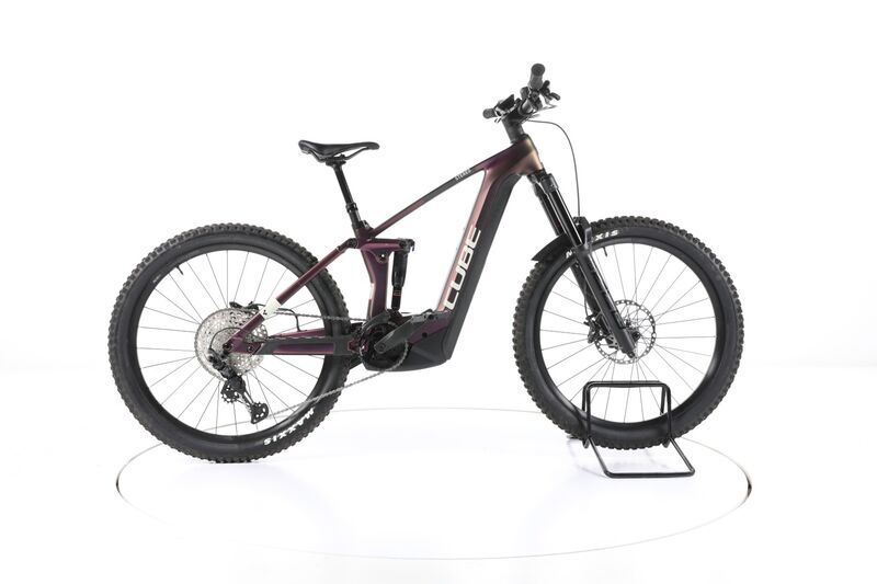 Cube Stereo Hybrid 160 HPC SLX (2023) | Diamant | lila | 27.5" | 37 cm | S | < 500 km | Shimano BR-M6120 4