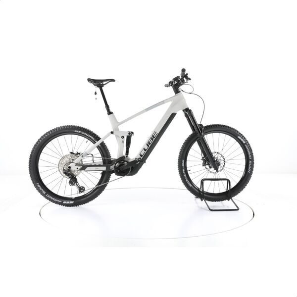 Cube Stereo Hybrid 160 HPC SLX (2023) | Diamant | weiß | 27.5" | 49 cm | XL | 500 - 3000 km | Shimano BR-M6120 1