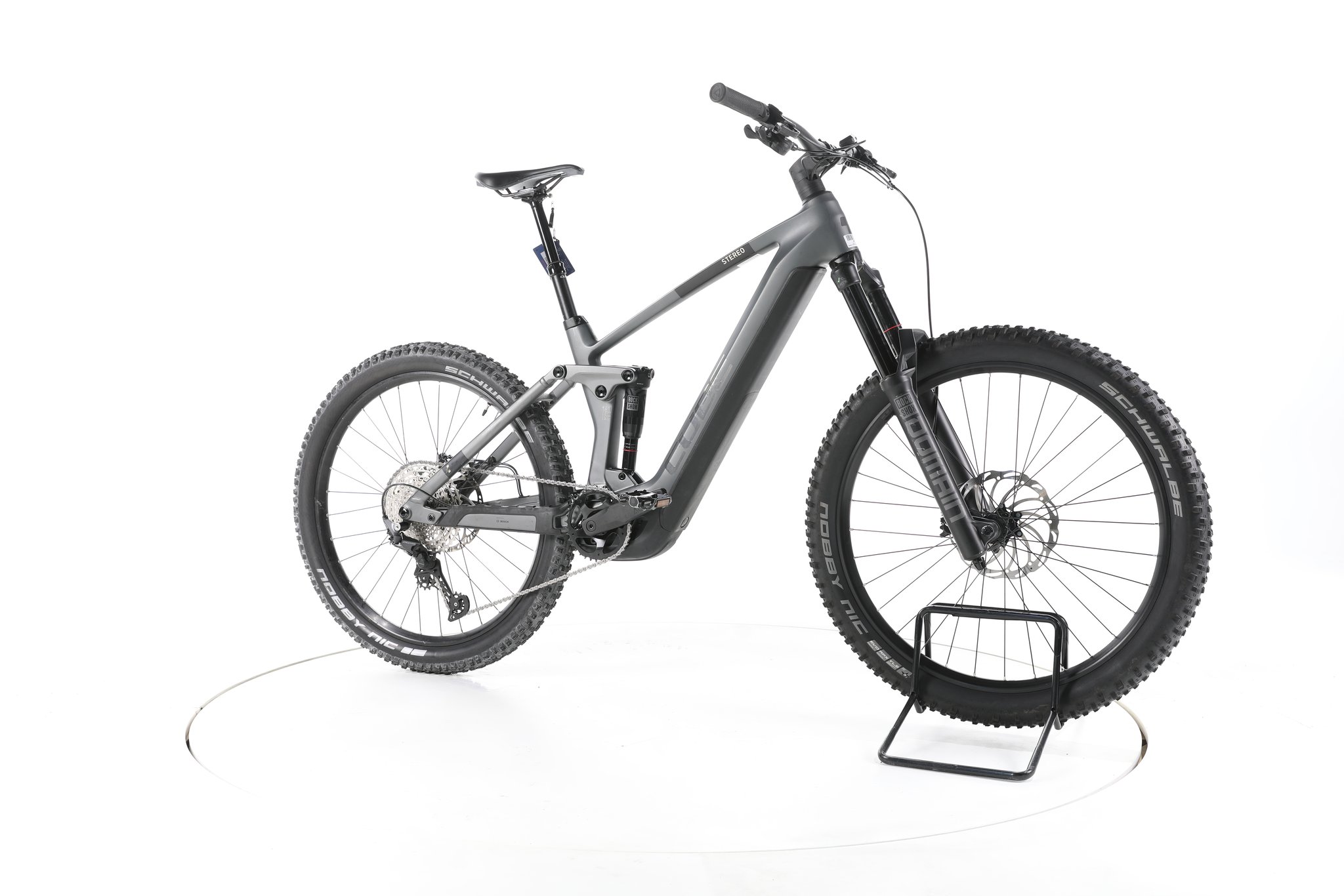 cube e-bike fully gebraucht Stereo Hybrid 140 HPC Race E-Bikes Colour:Nepal Silver / Steel Grey Category:E Bike Trekking_Haibike City E-Bike Pegasus Solero