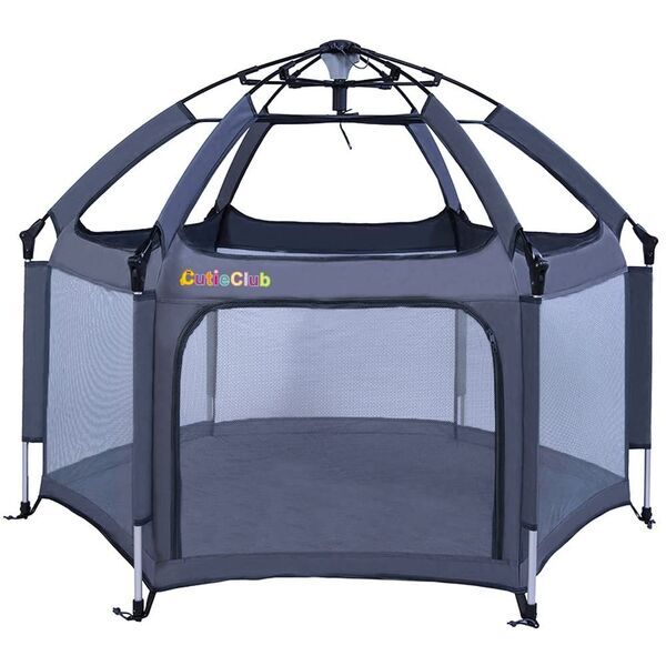 CutieClub Laufstall Faltbar | blue 1