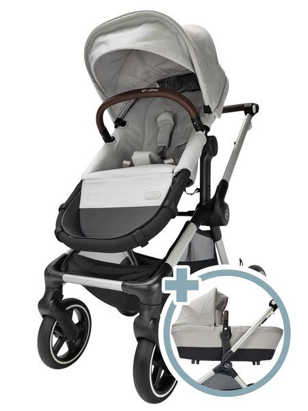 Cybex Eos Lux wózek dziecięcy 2 w 1 | szary/jasnoszary, image 1 of 5