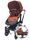 Cybex Priam cochecito de bebé 2 en 1 | negro/naranja, thumbnail 1 of 5