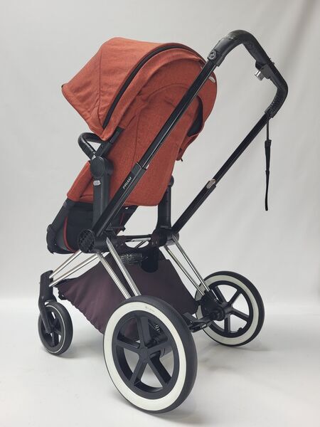 Cybex Priam cochecito de bebé 2 en 1 | negro/naranja, image 5 of 5