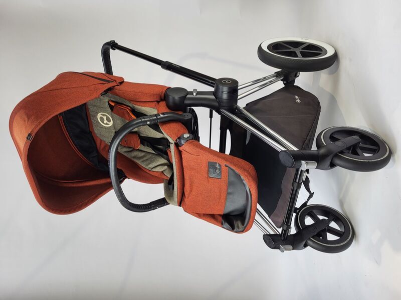 Cybex Priam Platinum kombinirani otroški voziček | oranžna 2