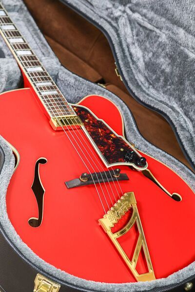 D'Angelico Deluxe EXL-1 Korea | Matte Red | Matte Red, image 3 of 5
