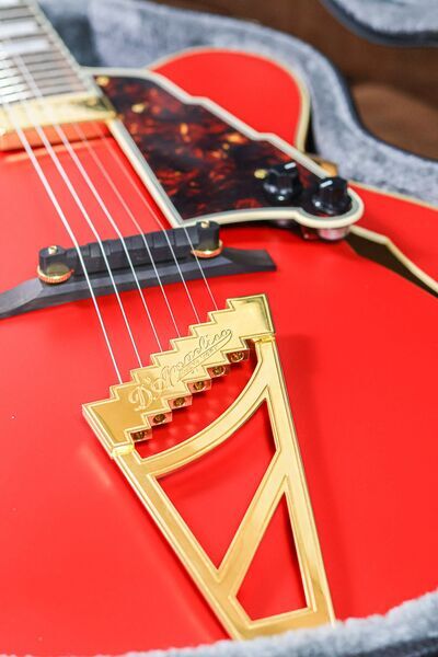 D'Angelico Deluxe EXL-1 Korea | Matte Red | Matte Red, image 5 of 5