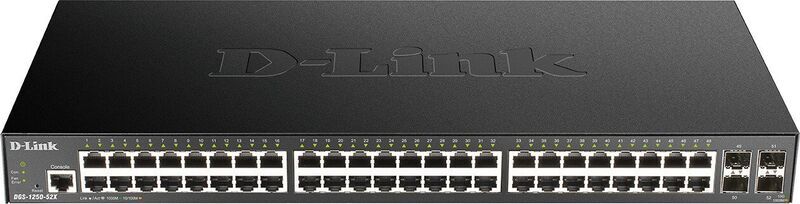 D-Link DGS-1250 Rackmount Gigabit Smart Switch | noir/argent 1