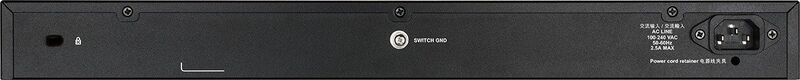D-Link DGS-1250 Rackmount Gigabit Smart Switch | noir/argent 3