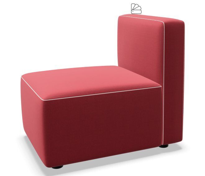 Dado SF0301 sofa module single-seater red | red, image 1 of 3