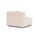 Dane single-seater corner module left Mark Sand | brown, thumbnail 1 of 4
