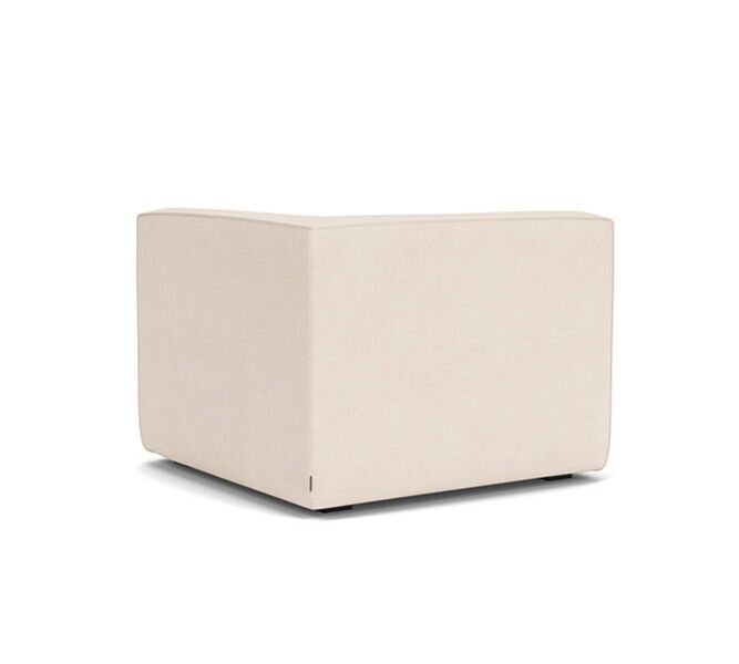 Dane single-seater corner module left Mark Sand | brown, image 2 of 4