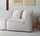 Dane single-seater corner module left Maya Cream | white, thumbnail 2 of 3