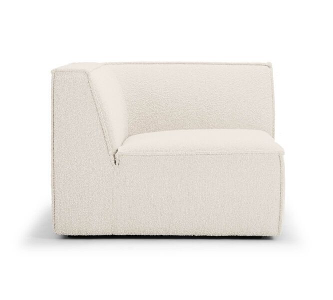 Dane jednosjedalo kutni modul lijevo Maya Cream | Bijela, image 1 of 4