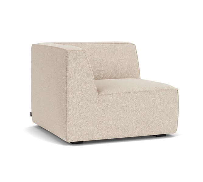 Dane single-seater corner module left Pasha Dune | brown, image 2 of 4