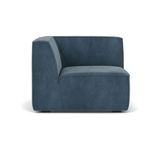 Dane 1-Sitzer Eckmodul Links Sorrento Steel Blue | blau, image 1 of 4