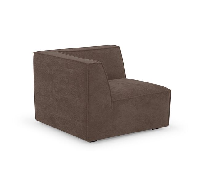 Dane single-seater corner module Rechts Aulla Cacao | brown, image 3 of 4